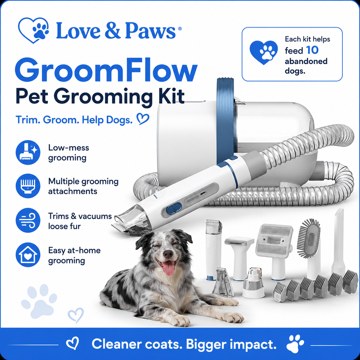 GroomFlow Pet Grooming Kit