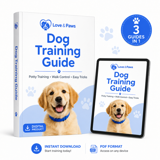 Love & Paws Dog Training Guide: Potty Training, Walk Control & Easy Tricks